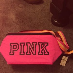 Pink lunch bag